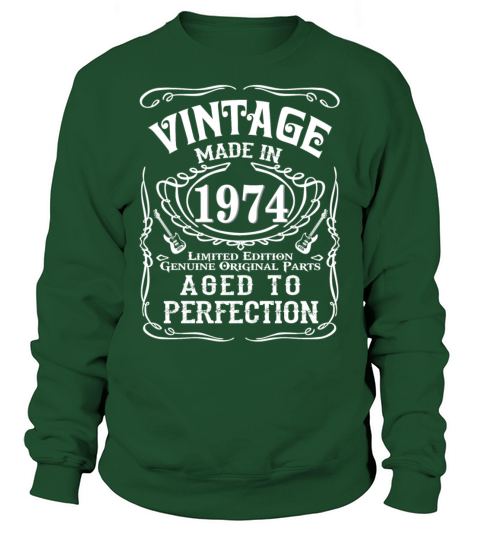 Vintage Made in 1974 Genuine Original Parts Men's Sweatshirt