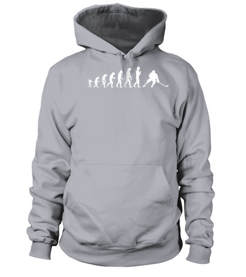 Funny Hockey Evolution Women's Hoodie