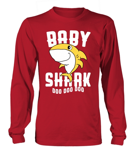 Baby Shark Doo Doo Doo Halloween Christmas Gift Men's Long Sleeve