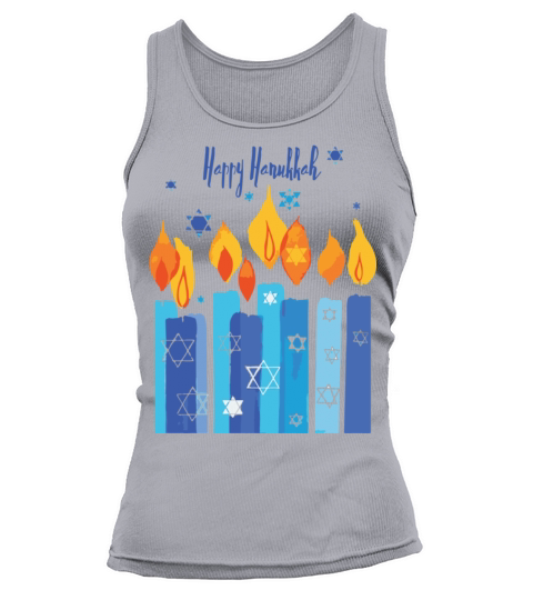 Happy Hanukkah Festival Of Light Star Of David Women's Tank Top