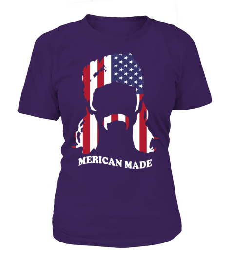 Mens Tank Navy Patriotic Merican Made Print Gildan Women's T-Shirt