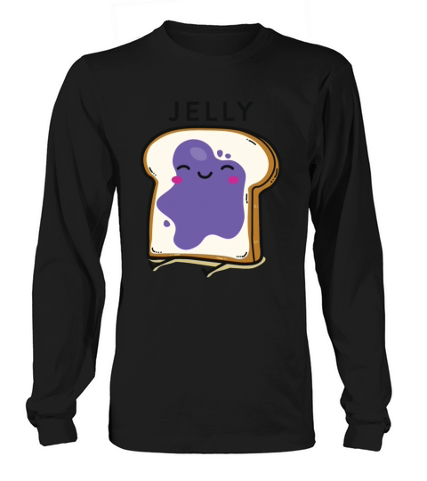 Peanut Butter Jelly Matching Couple Shirts His Her Women's Long Sleeve