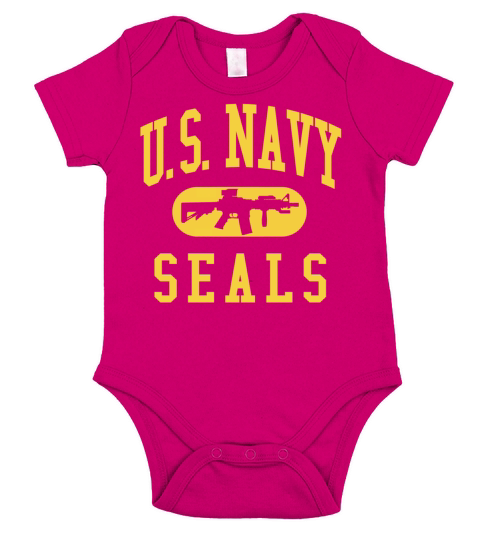 US Navy SEALS Short Sleeve Baby One-Piece