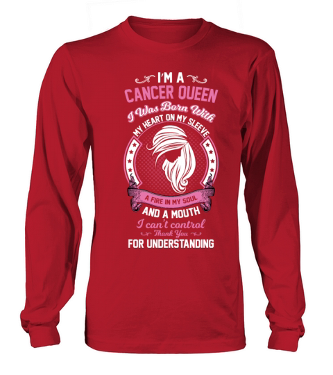 Cancer Zodiac T shirt Cancer Horoscope Women's Long Sleeve