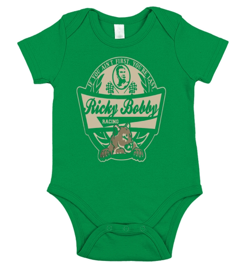Ricky Bobby Rennen Short Sleeve Baby One-Piece