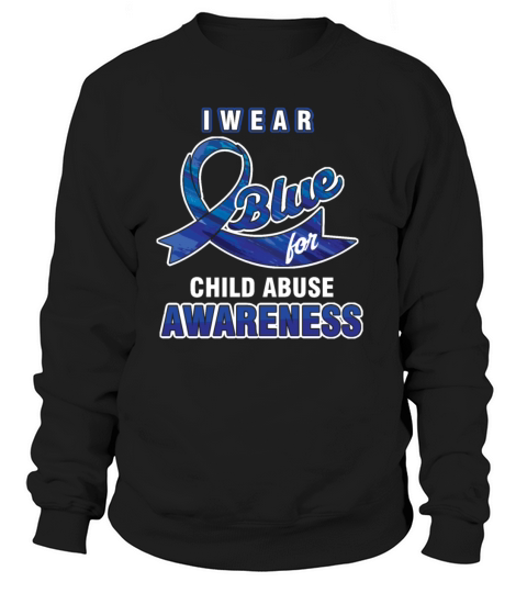 Stop Crime Child Abuse Prevention Month Gift I Women's Sweatshirt