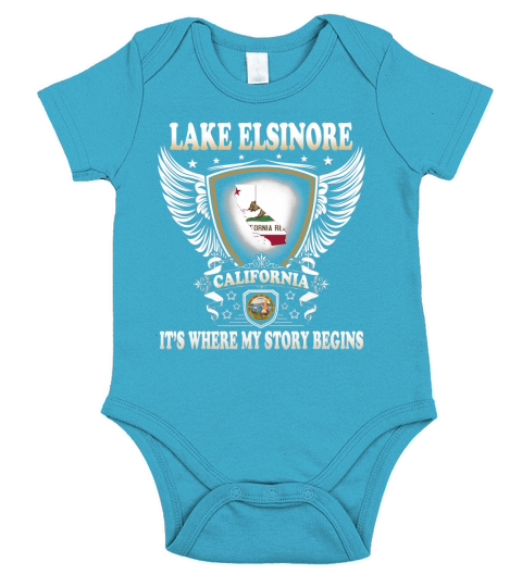 Lake Elsinore CA Short Sleeve Baby One-Piece