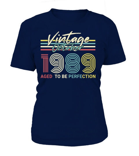 Born 1989 October Vintage Gift Idea Women's T-Shirt
