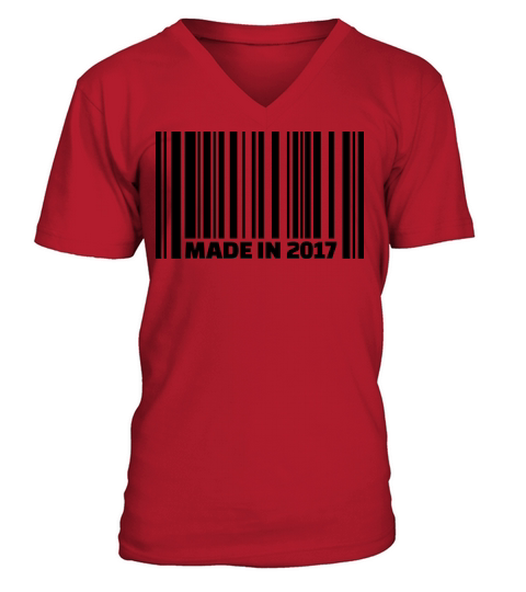2017 Men's V-Neck T-shirt