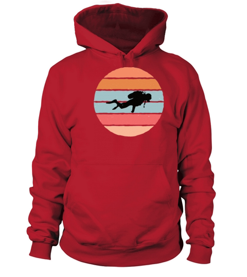 Divers Vintage, diving sea ocean boat diver Men's Hoodie