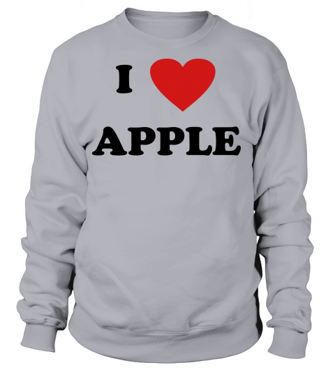I Love Apple Women's Sweatshirt
