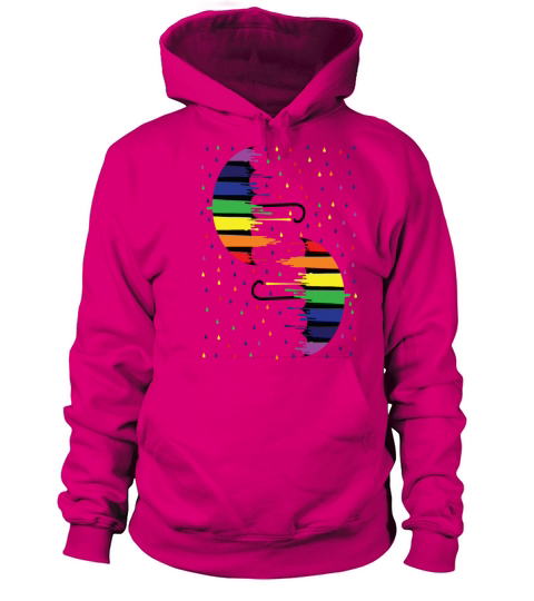 rainbow umbrellas Women's Hoodie