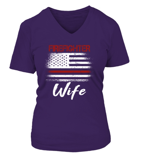 Firefighter Wife Women's V-Neck T-shirt