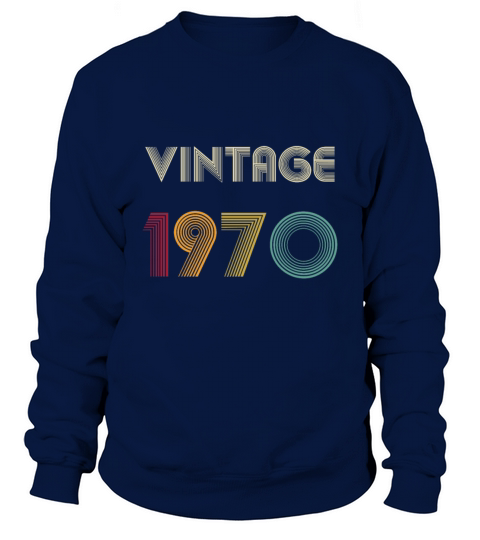 49th Birthday Vintage 1970 Gift Men's Sweatshirt