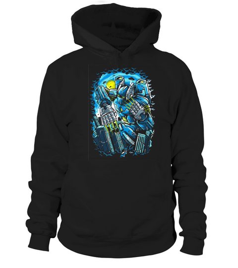 Giant Mecha Robot Anime Hoodie Unisex