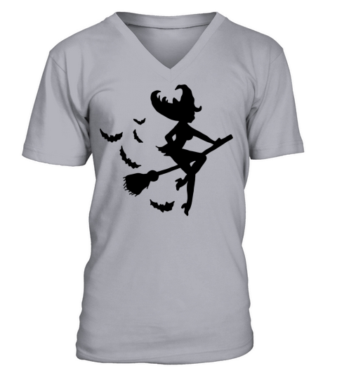 Witch broom Men's V-Neck T-shirt