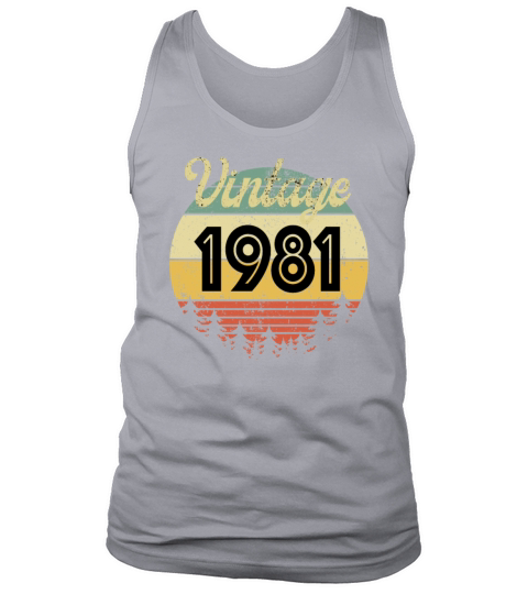 Vintage 1981 Gift Men's Tank Top