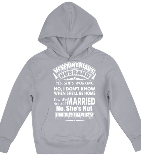 veterinarians husband veteran t shirts Kids Hoodie