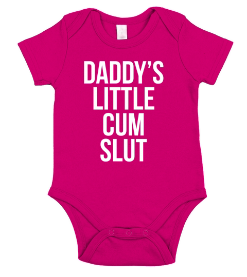 Daddy Little Cumslut Short Sleeve Baby One-Piece