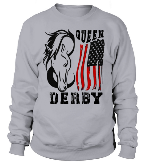 Derby Queen Horse Racing Funny Girl Gift Men's Sweatshirt