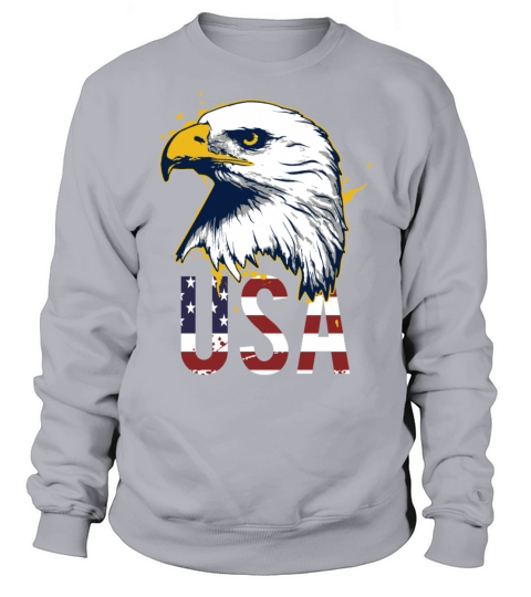 Vintage Bald Eagle USA Gift T Shirt Men's Sweatshirt