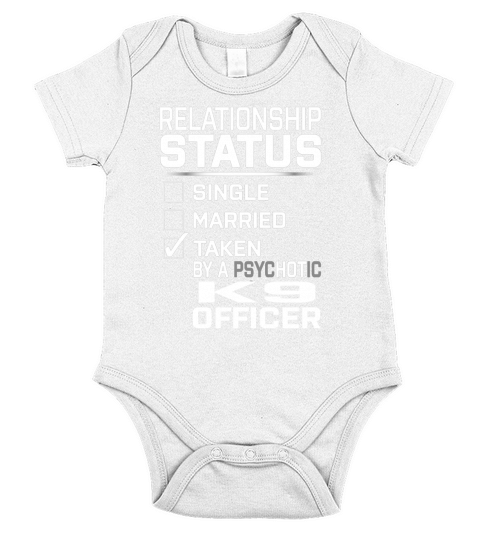 K9 Officer Job Short Sleeve Baby One-Piece
