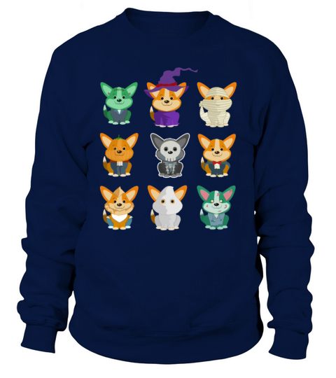 Corgi Monsters Cute Halloween Shirt Women's Sweatshirt