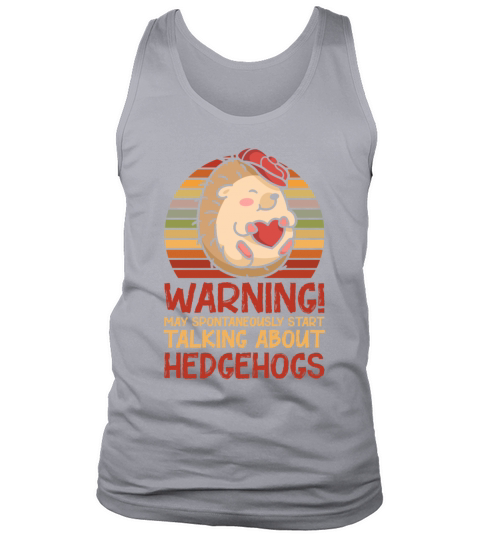Funny Hedgehog Cute Animal Pet Hedgie Fun Lovers Men's Tank Top
