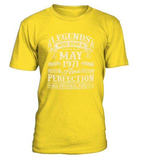 Legends Were BornIn May 1971 All Original Parts Men's T-Shirt