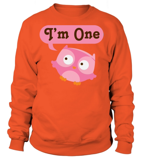 1st Birthday Baby Girl Owl Women's Sweatshirt
