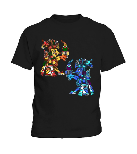 Aztec God Mayan Civilization Inca Culture Gift Kids T-Shirt