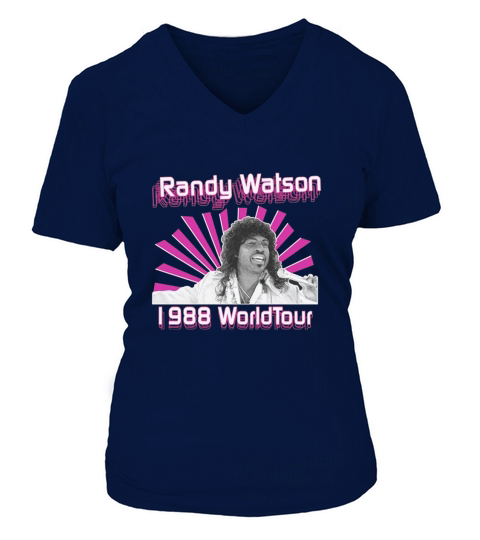 Randy Watson 1988 World Tour V-neck T-Shirt Woman
