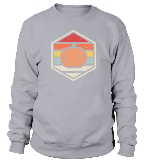 Retro Badge Pumpkin Men's Sweatshirt