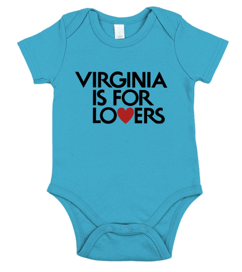 Virginia Is For Lovers Short Sleeve Baby One-Piece