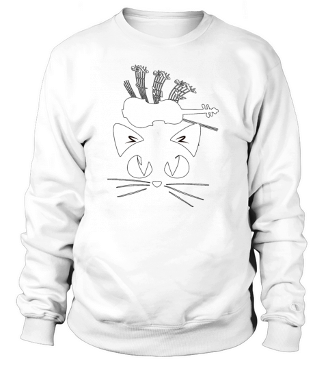 Violin Cat Women's Sweatshirt