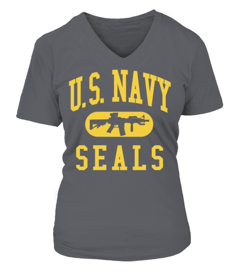 US Navy SEALS Women's V-Neck T-shirt