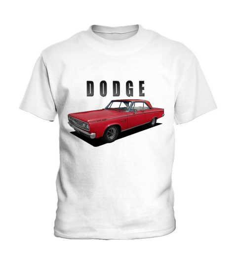 1965 Dodge Coronet 500 Red Kids T-Shirt