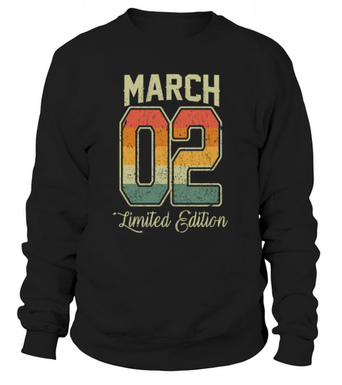 Vintage 18th Birthday March 2002 Sports Gift Men's Sweatshirt