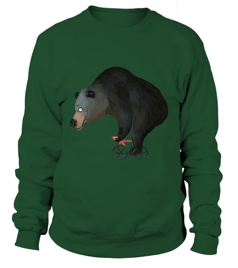 Grizzly Bear Brown Bear Cycling Bike Riding Gift Women's Sweatshirt