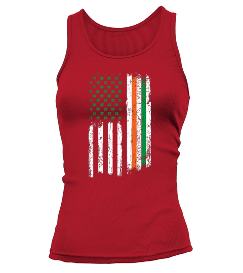 American Shamrock Flag Tank top Woman