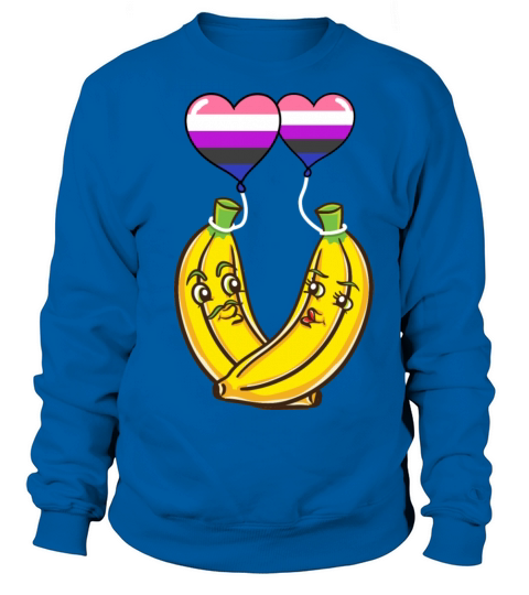 Banana Couple Genderfluid Pride Women's Sweatshirt