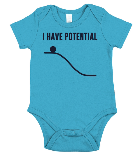 I Have Potential Energy Short Sleeve Baby One-Piece