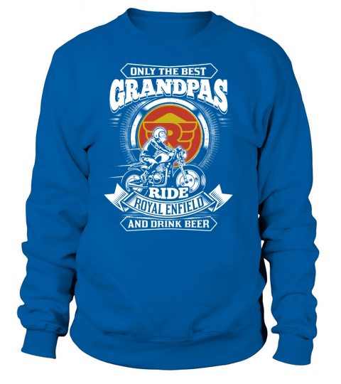 BEST GRANDPAS ROYAL ENFIELD Sweatshirt Unisex