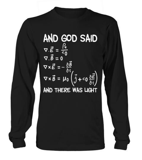 Maxwell Equations Formula Math Physics Women's Long Sleeve