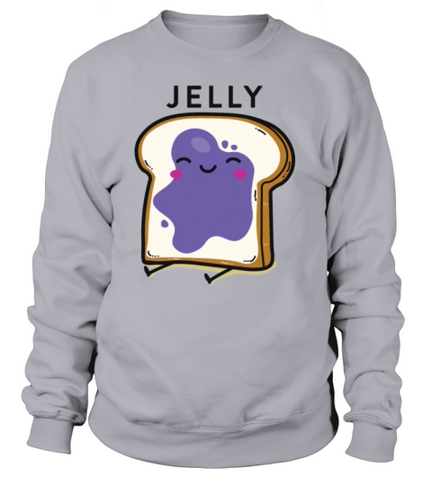 Peanut Butter Jelly Matching Couple Shirts His Her Women's Sweatshirt