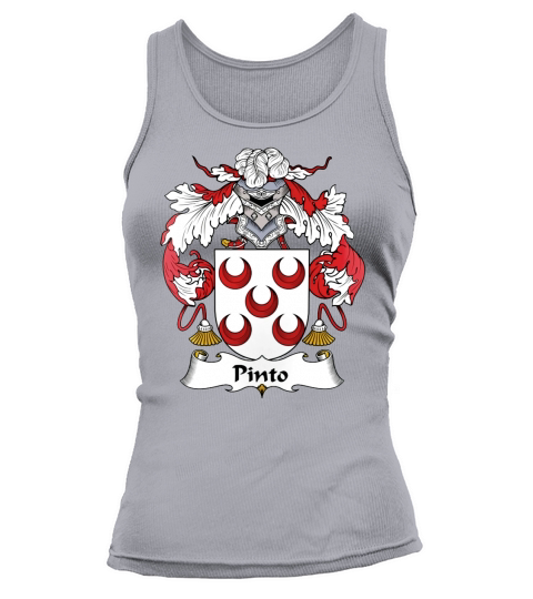 Pinto Family Crest Portuguese Family Crests Tank top Woman