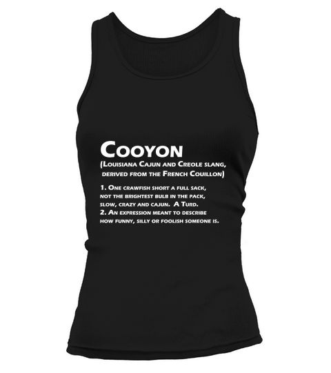 Cooyon Definition Louisiana Cajun Creole Funny Gift Tank top Woman