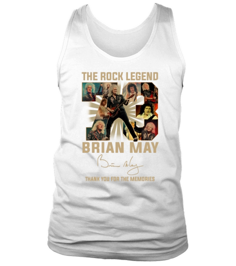 The Rock Legend 73 Brian May Thank You For The Memories Signature - Travel Mug Tank Top Unisex