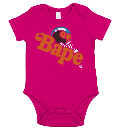 Bape Astronout Sleep Short Sleeve Baby One-Piece