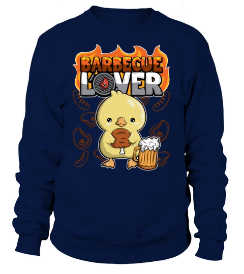 Barbecue Lover BBQ Duck Duckling Grill Animals Women's Sweatshirt